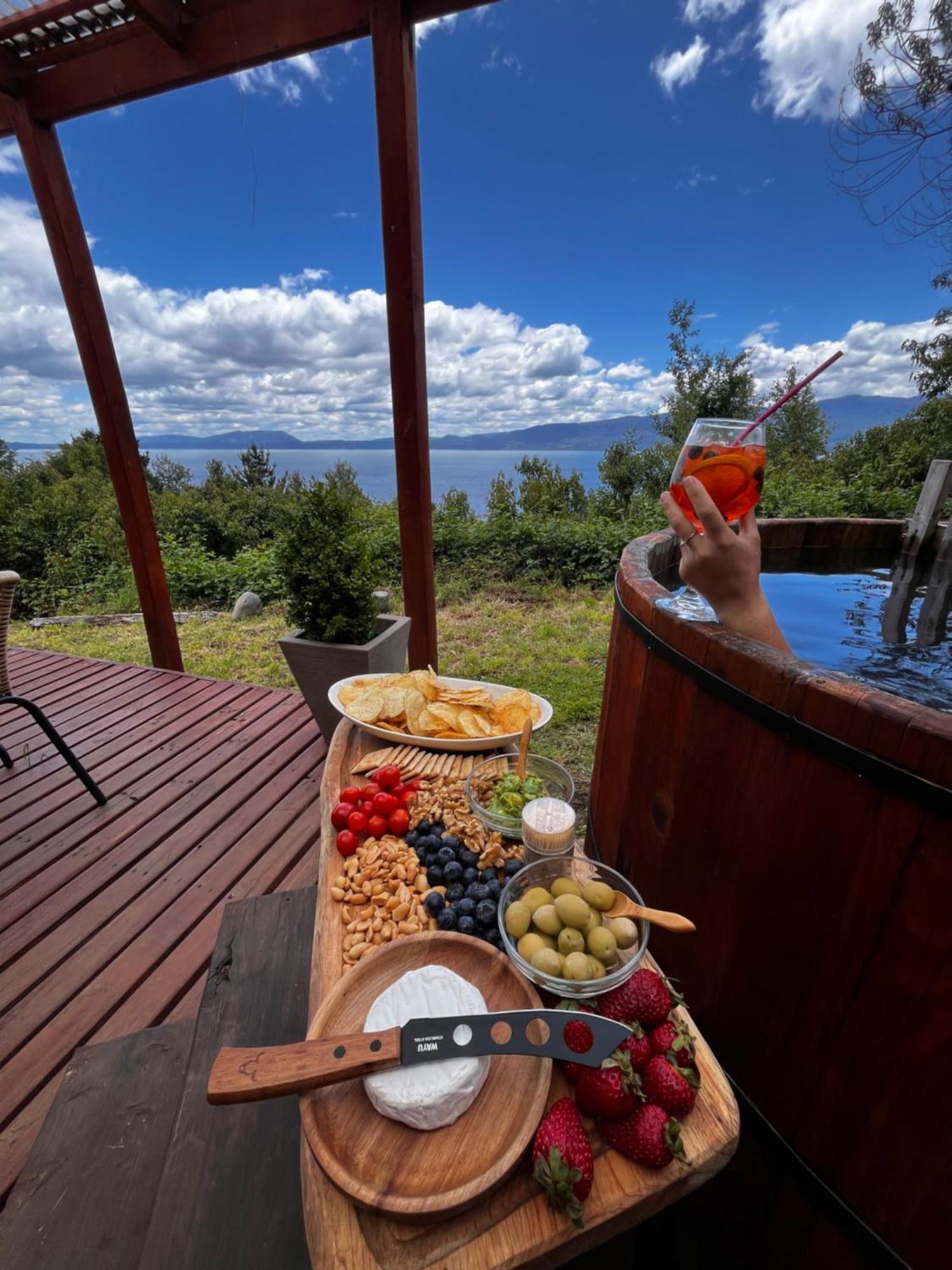 Cabanas Ayalen Con Vista Al Lago Pucón المظهر الخارجي الصورة
